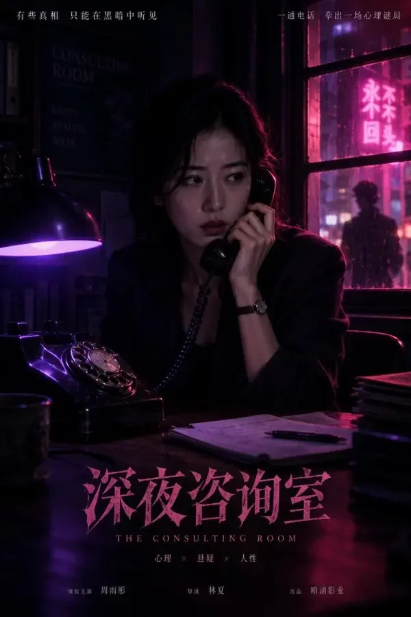 深夜来电短剧竖版海报